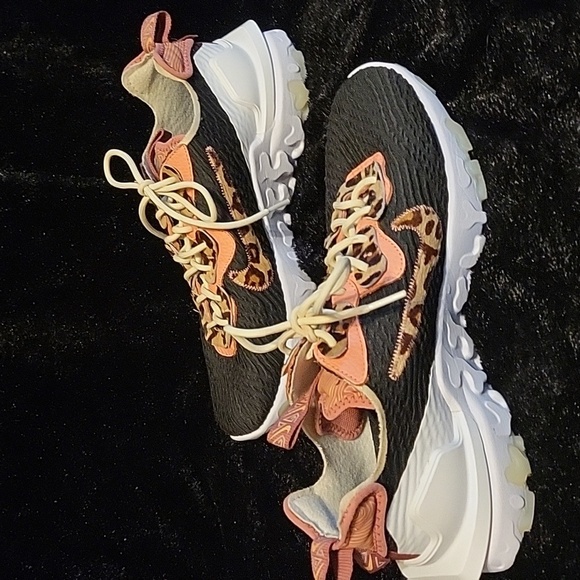 Nike Black, Light Pink and Leopard Print Sneakers - Picture 9 of 15